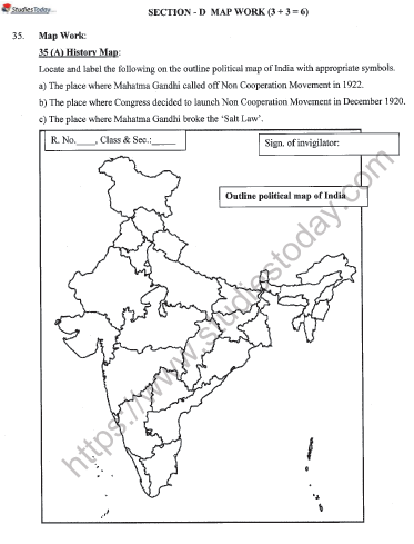 CBSE Class 10 Social Science Question Paper 2022 Set D 4