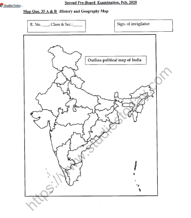 CBSE Class 10 Social Science Sample Paper Solved 2022 Set D 6