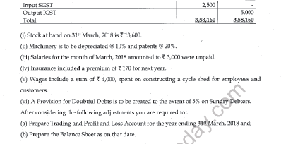 CBSE Class 11 Accountancy Question Paper Set O Solved 5