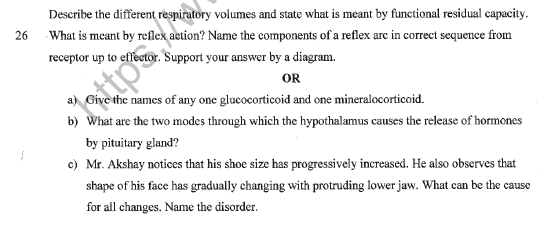 CBSE Class 11 Biology Question Paper Set R Solved 7