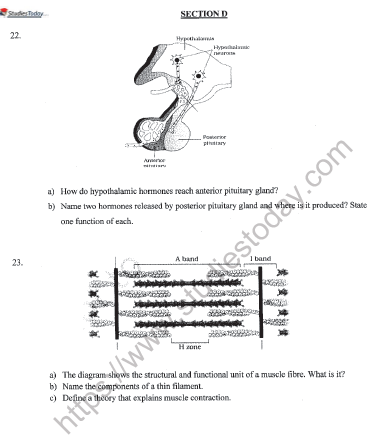 CBSE Class 11 Biology Sample Paper Set K Solved 4