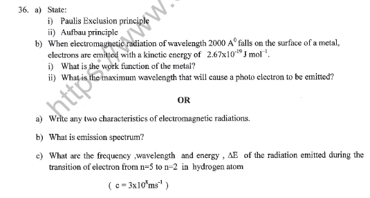 CBSE Class 11 Chemistry Sample Paper Set X 7