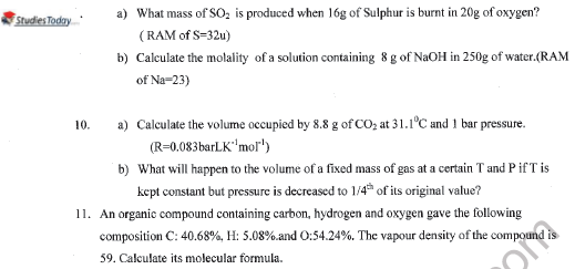 CBSE Class 11 Chemistry Worksheet Set A Solved 2