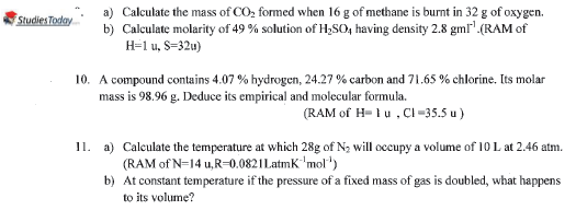 CBSE Class 11 Chemistry Worksheet Set C Solved 2