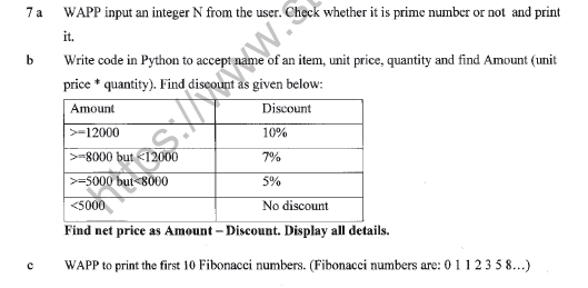 CBSE Class 11 Computer Science Question Paper Set R Solved 6