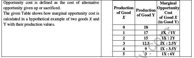 CBSE Class 11 Economics Introduction to Microeconomics Worksheet 5