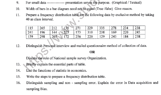 CBSE Class 11 Economics Question Paper Set Y Solved 3