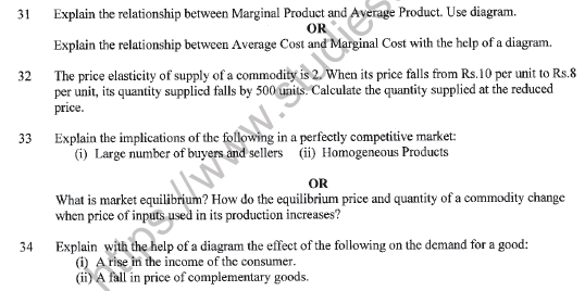 CBSE Class 11 Economics Sample Paper Set 2 Solved 7