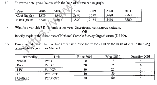 CBSE Class 11 Economics Sample Paper Set 3 Solved 3