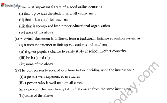 CBSE Class 11 English Question Paper Set U Solved 6