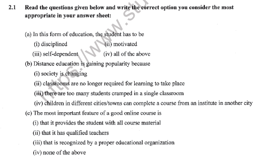 CBSE Class 11 English Question Paper Set V Solved 5