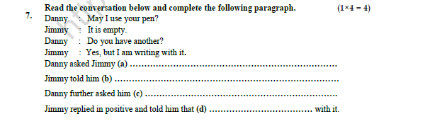 CBSE Class 11 English Question Paper Set W Solved 7