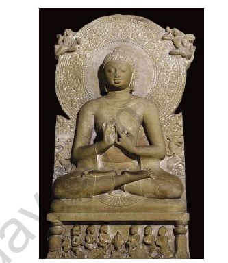 CBSE Class 11 Fine Arts Seated Buddha Worksheet 1
