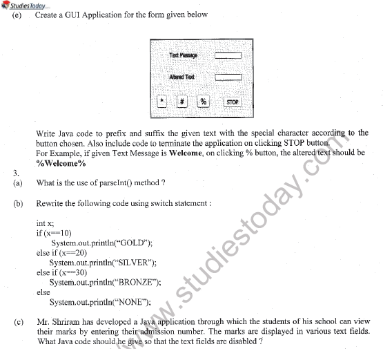 CBSE Class 11 Informatics Practices Question Paper Set K Solved 2