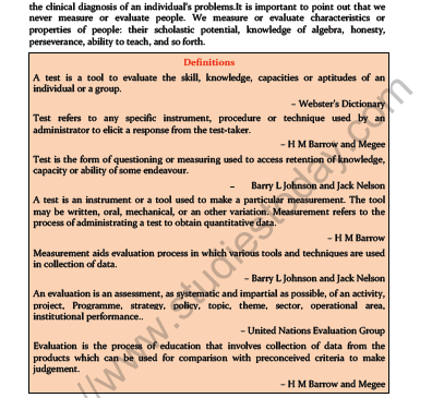 CBSE Class 11 Physical Education Test And Measurement In Sports Notes 4