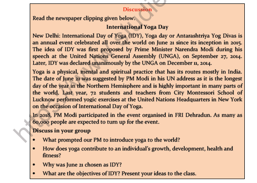 CBSE Class 11 Physical Education Yoga Notes 2