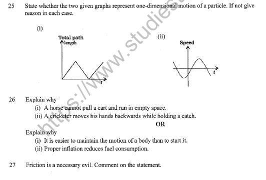 CBSE Class 11 Physics Sample Paper Set H Solved 7