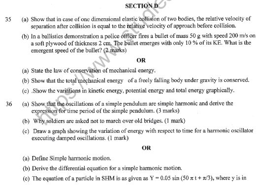 CBSE Class 11 Physics Sample Paper Set I Solved 7