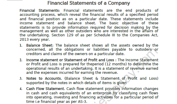 CBSE Class 12 Accountancy Analysis of Financial Statements Worksheet 1