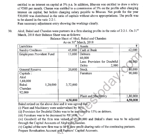 CBSE Class 12 Accountancy Question Paper 2022 Set C Solved 8