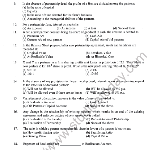 CBSE Class 12 Accountancy Question Paper 2022 Set D Solved 2