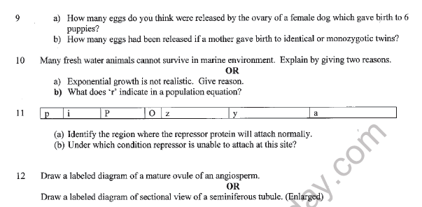 CBSE Class 12 Biology Question Paper 2021 Set B Solved 2