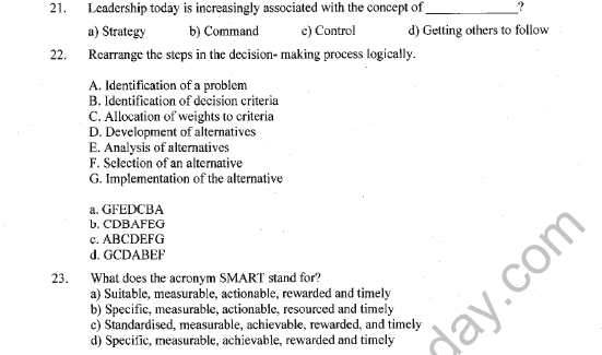 CBSE Class 12 Business Administration Question Paper 2022 Set A Solved 4