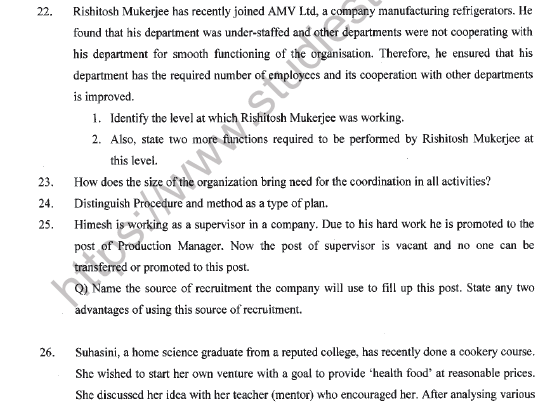 CBSE Class 12 Business Studies Question Paper 2021 Set B Solved 5