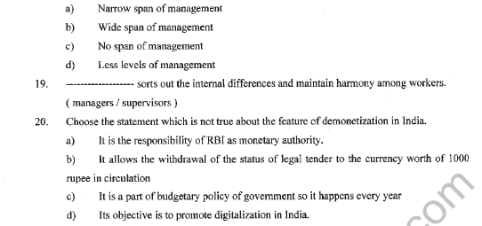 CBSE Class 12 Business Studies Question Paper 2021 Set C Solved 4