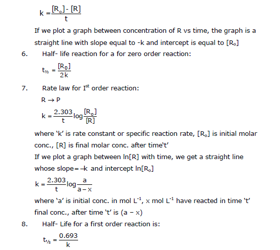 CBSE Class 12 Chemistry - Chemical Kinetics Chapter Notes 3