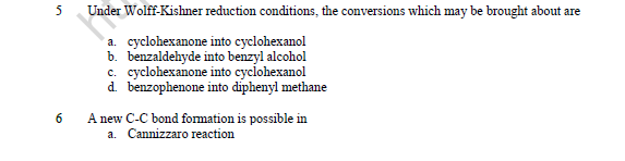 CBSE Class 12 Chemistry Aldehydes Ketones And Carboxylic Acids Question Bank Set D 2
