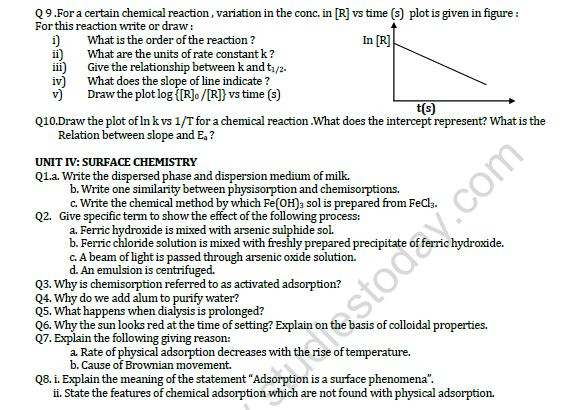 CBSE Class 12 Chemistry All Chapters Questions Bank 5