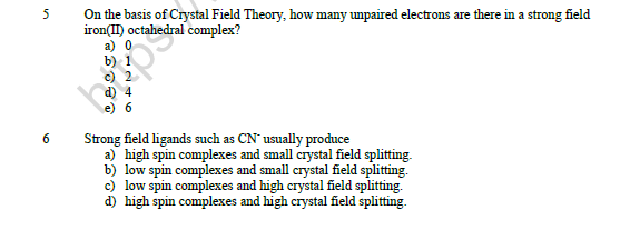 CBSE Class 12 Chemistry Coordination Compounds Worksheet Set C 2