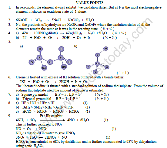 CBSE Class 12 Chemistry Worksheet Set D 2