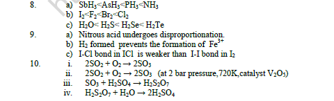 CBSE Class 12 Chemistry Worksheet Set F 3