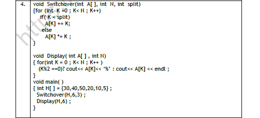 CBSE Class 12 Computer Science C++ Worksheet Set A 2