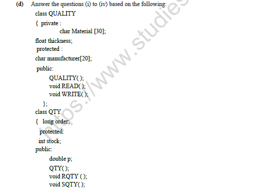 CBSE Class 12 Computer Science Question Paper 2022 Set A Solved 7