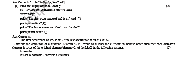 CBSE Class 12 Computer Science Sample Paper 2 4