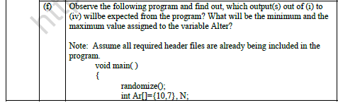 CBSE Class 12 Computer Science Sample Paper 2021 Set C Solved 3