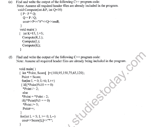 CBSE Class 12 Computer Science Sample Paper 2022 Set A Solved 2