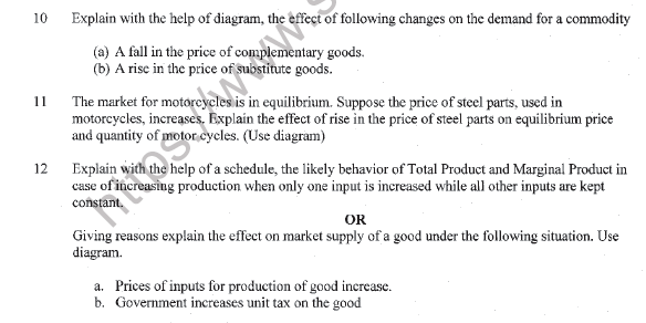 CBSE Class 12 Economics Sample Paper 2021 Set B Solved 3