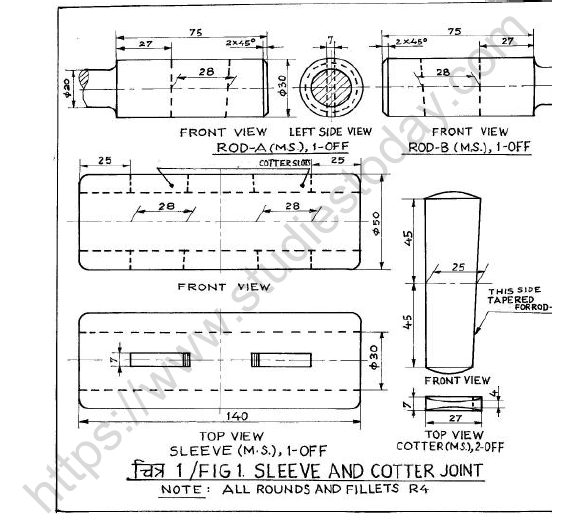 CBSE Class 12 Engineering Graphics Question Paper 2020 Set A Solved 1