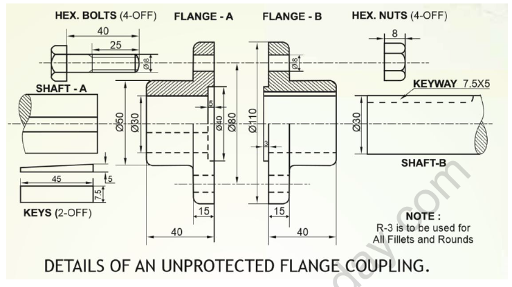 CBSE Class 12 Engineering Graphics Worksheet Set G