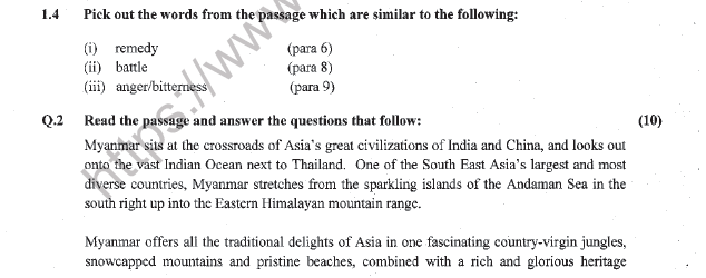 CBSE Class 12 English Sample Paper 2021 Set C Solved 5