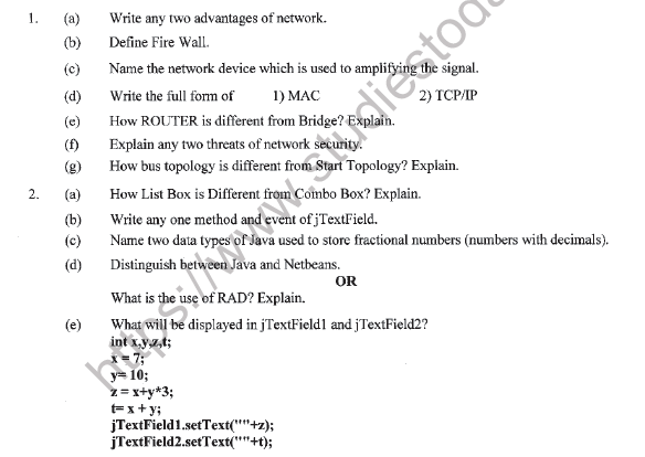 CBSE Class 12 Informatics Practices Question Paper 2022 Set B Solved 1