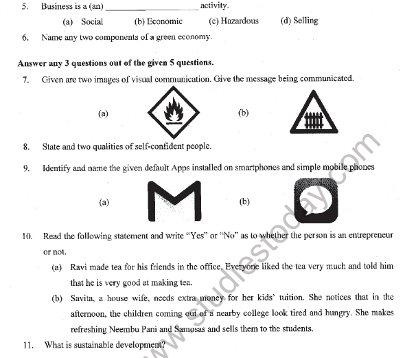 CBSE Class 12 Marketing Question Paper 2022 Set A Solved 2