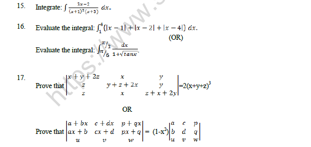 CBSE Class 12 Mathematics Question Paper 2022 Set A Solved 3