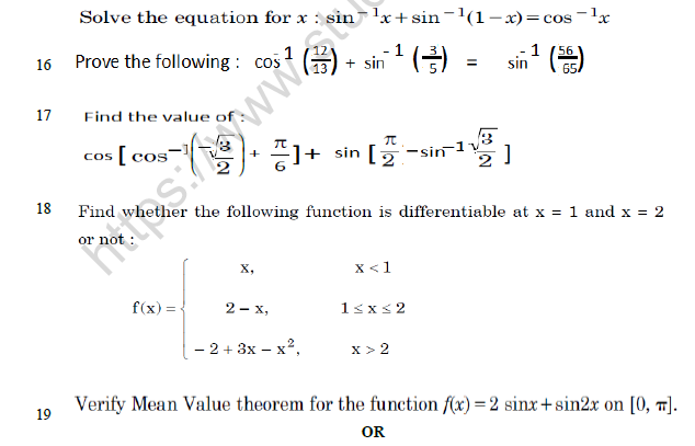 CBSE Class 12 Mathematics Question Paper 2022 Set B Solved 3