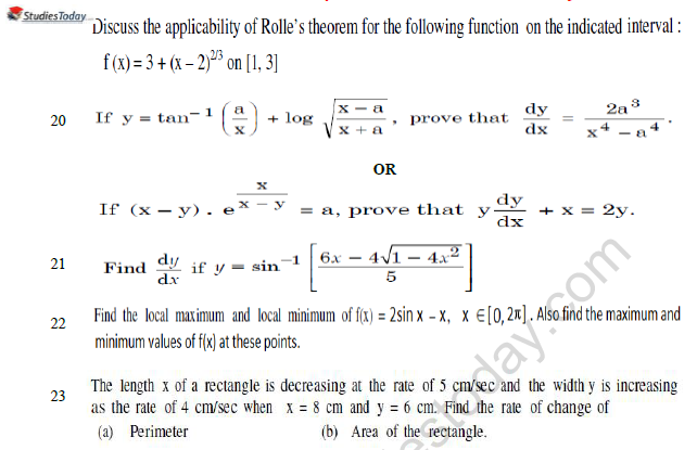 CBSE Class 12 Mathematics Question Paper 2022 Set B Solved 4