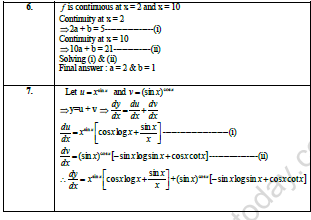 CBSE Class 12 Mathematics Worksheet Set I Solved 3
